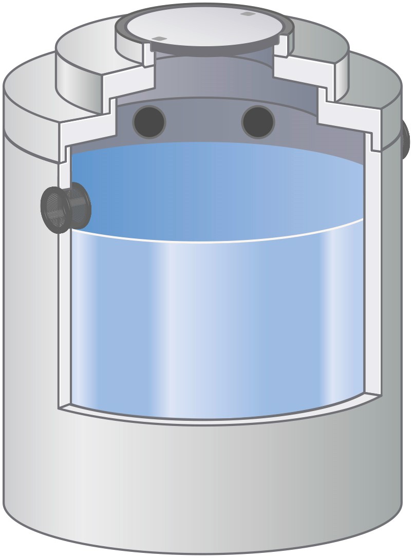 Entnahmebecken NeutraSam und Pumpspeicherbecken NeutraClean